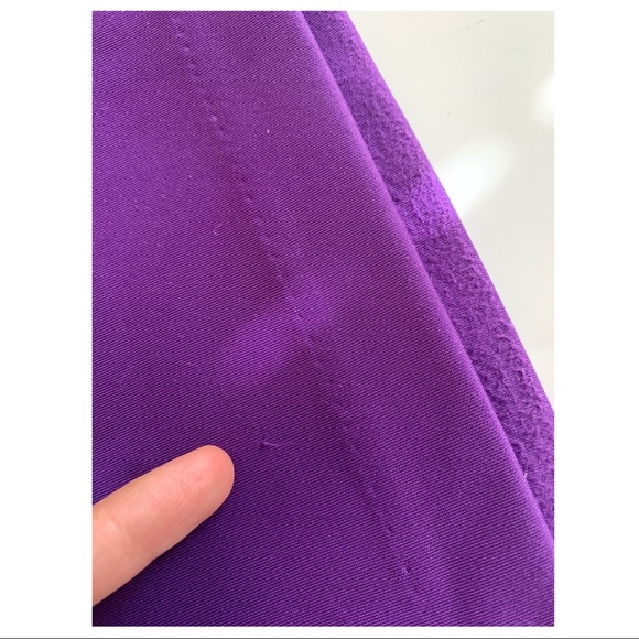 ❌SOLD❌NY&Co. Stretch Purple Scuba Pencil Skirt - Picture 5 of 5